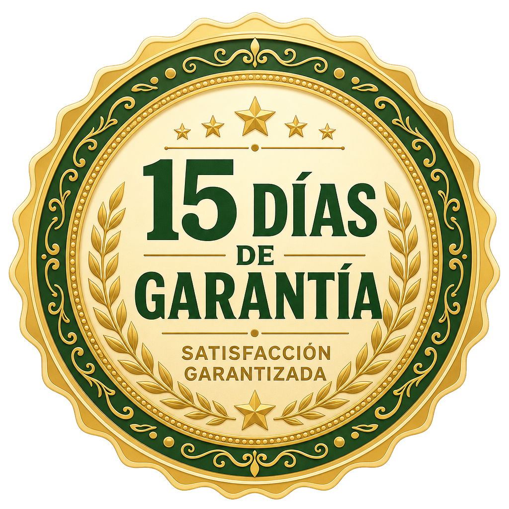 15 días de garantía